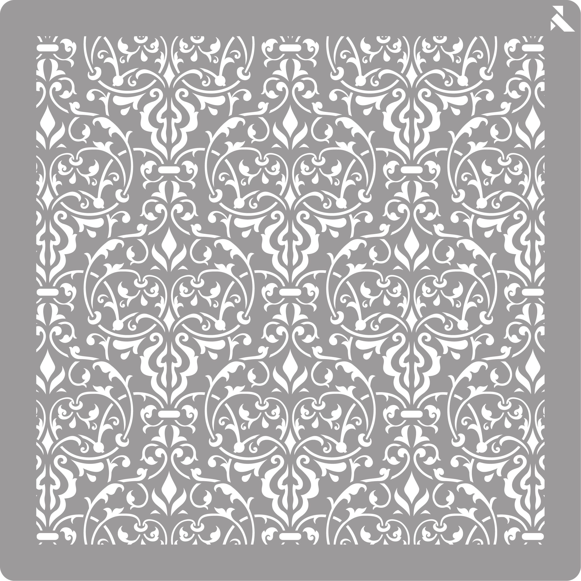 STENCIL LA PAJARITA 03 HOME DECOR ADAMASCADO 40X40