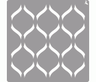 STENCIL LA PAJARITA 04 TEXTURA GEOMÉTRICO 40X40