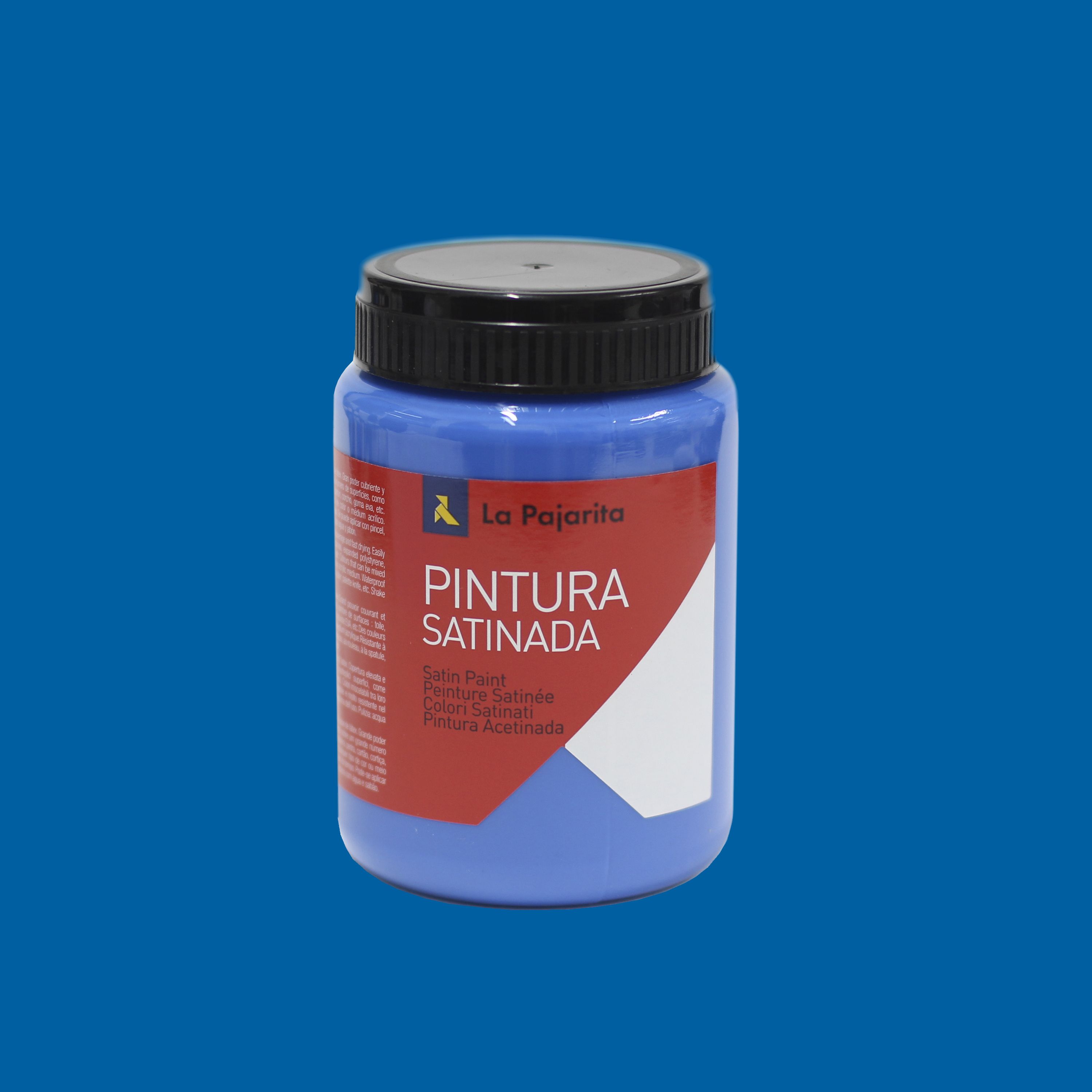 PINTURA SATINADA L-12 AZUL INTENSO - 0,375 L
