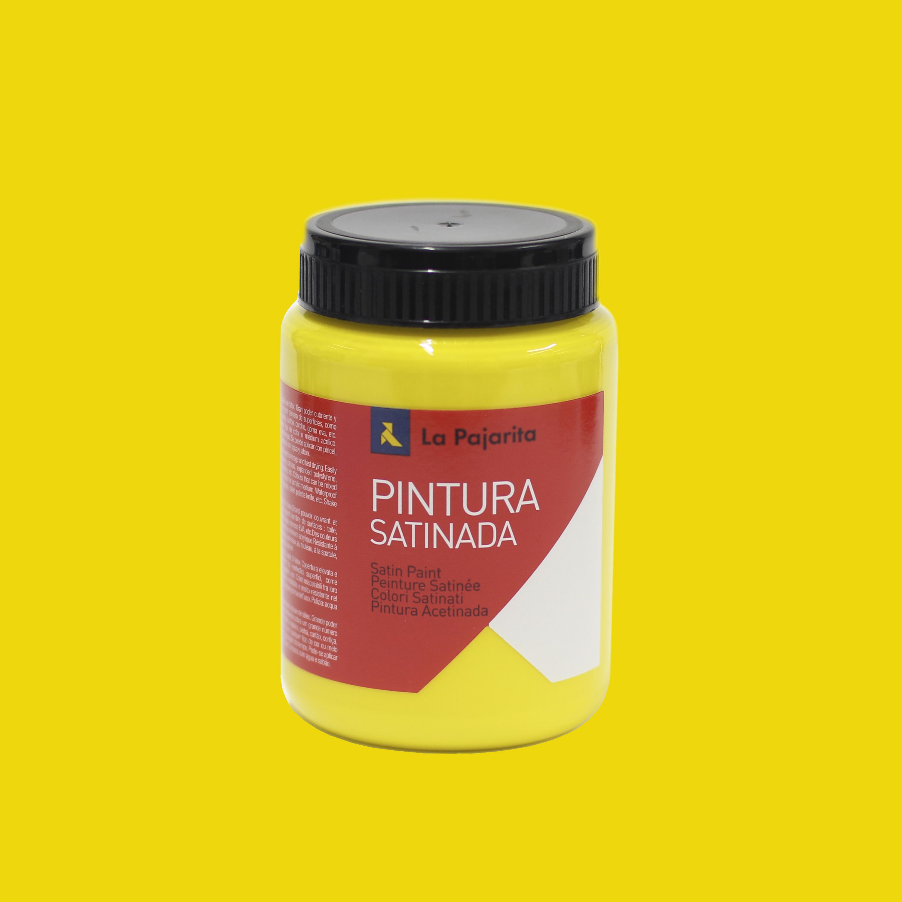 PINTURA SATINADA L-02 AMARILLO ORO - 0,375 L
