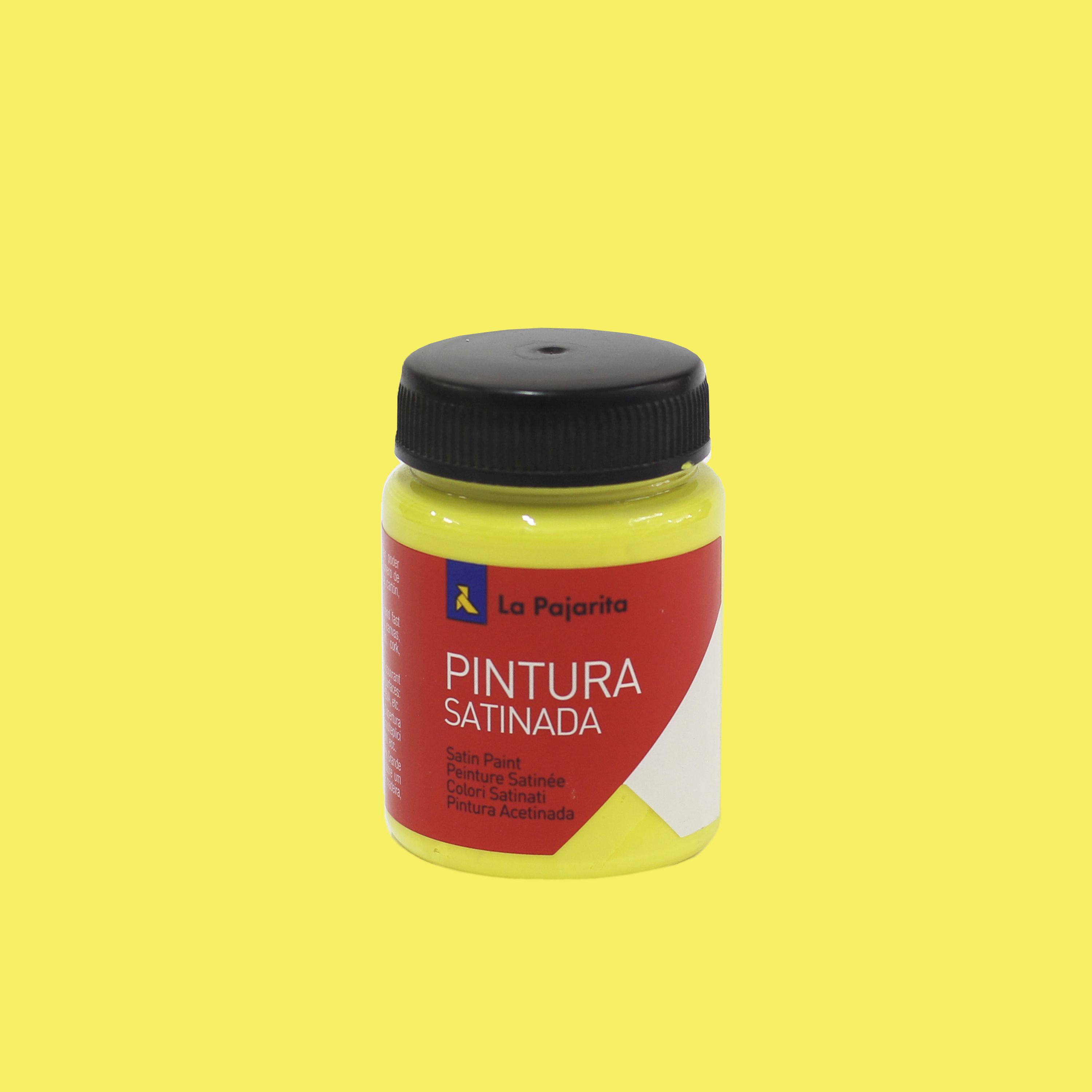 PINTURA SATINADA L-01 AMARILLO LIMON - 0,075 L