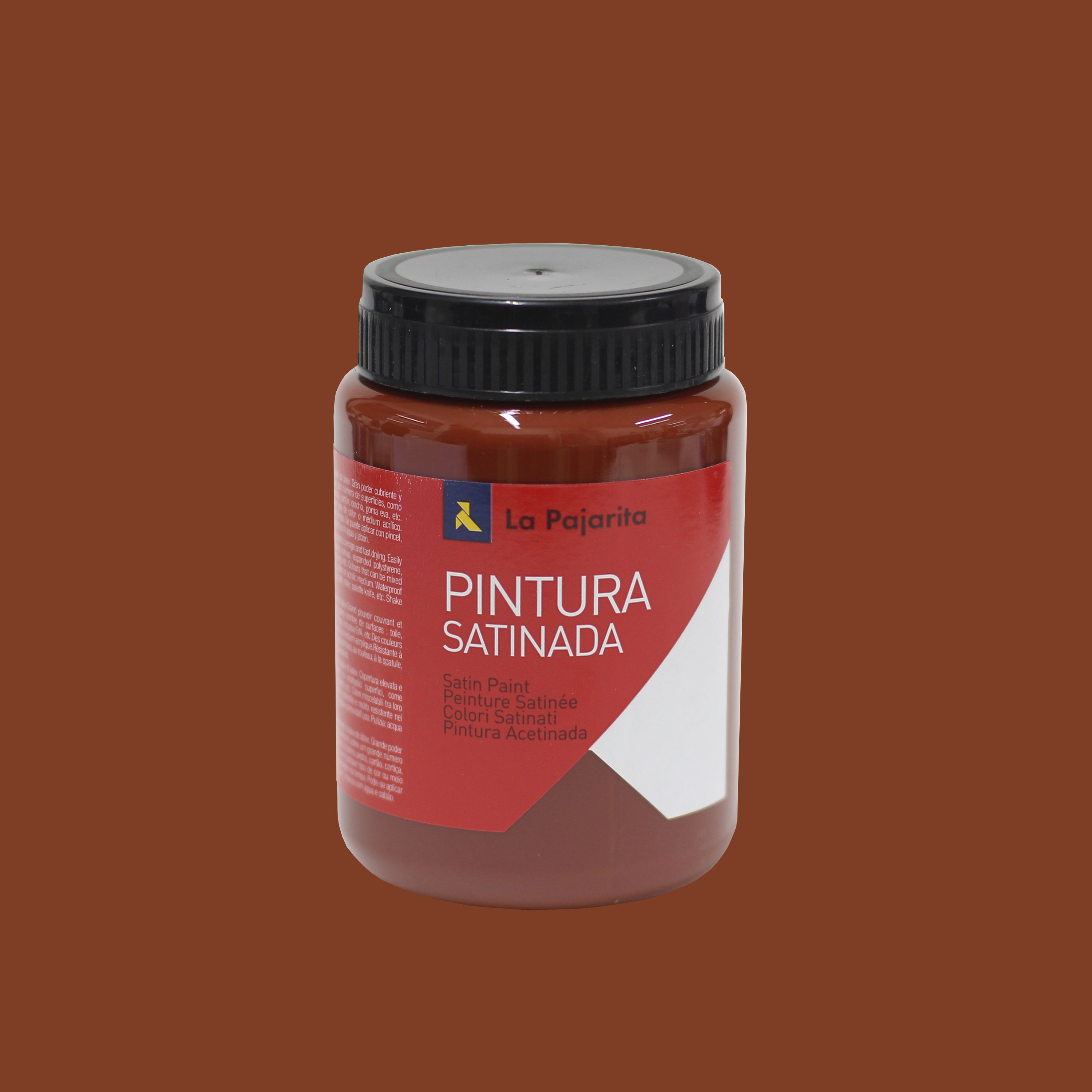 PINTURA SATINADA L-08 OXIDO ROJO - 0,375 L