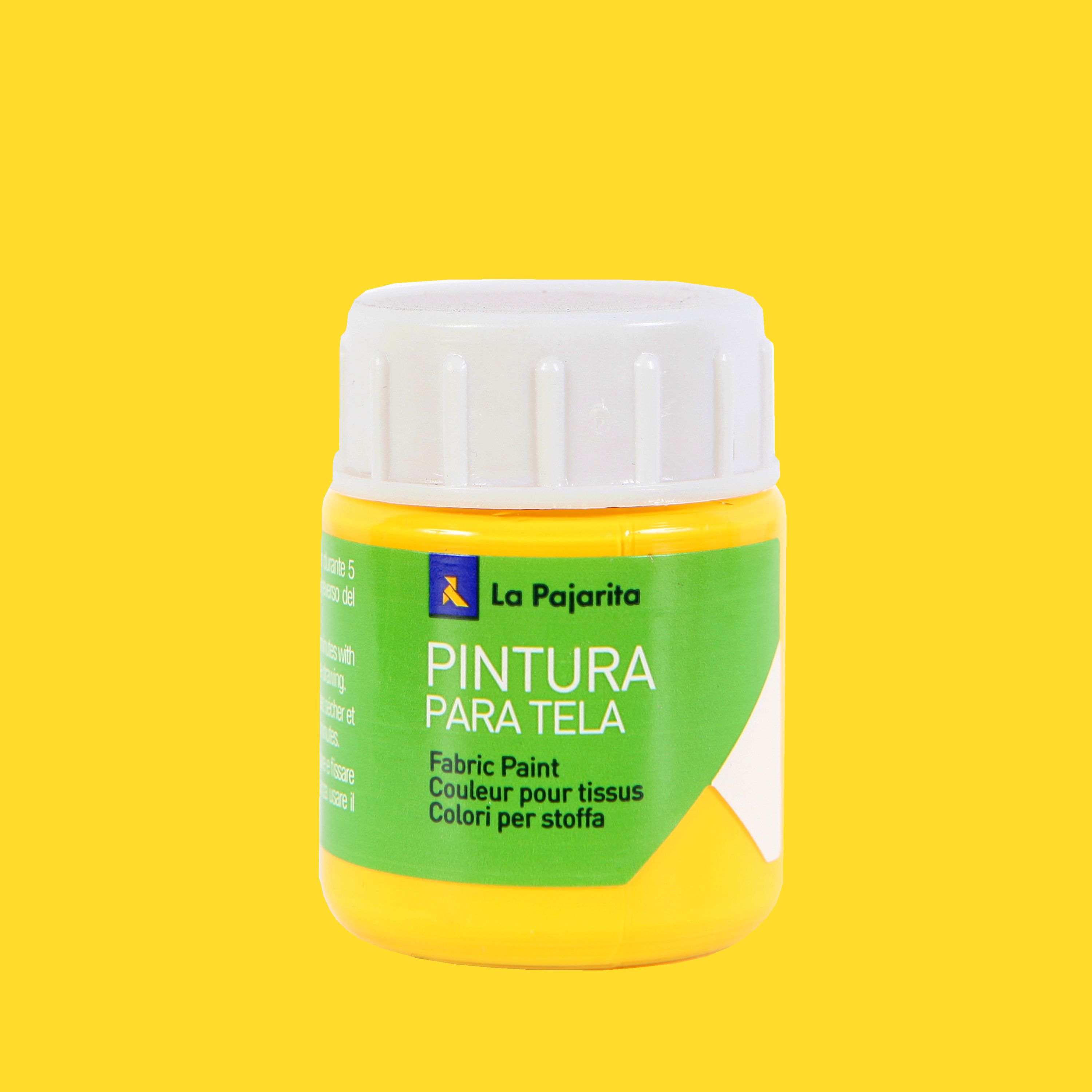 PINTURA TELA TRANSPARENTE T-12 AMARILLO REAL - 0,025 L