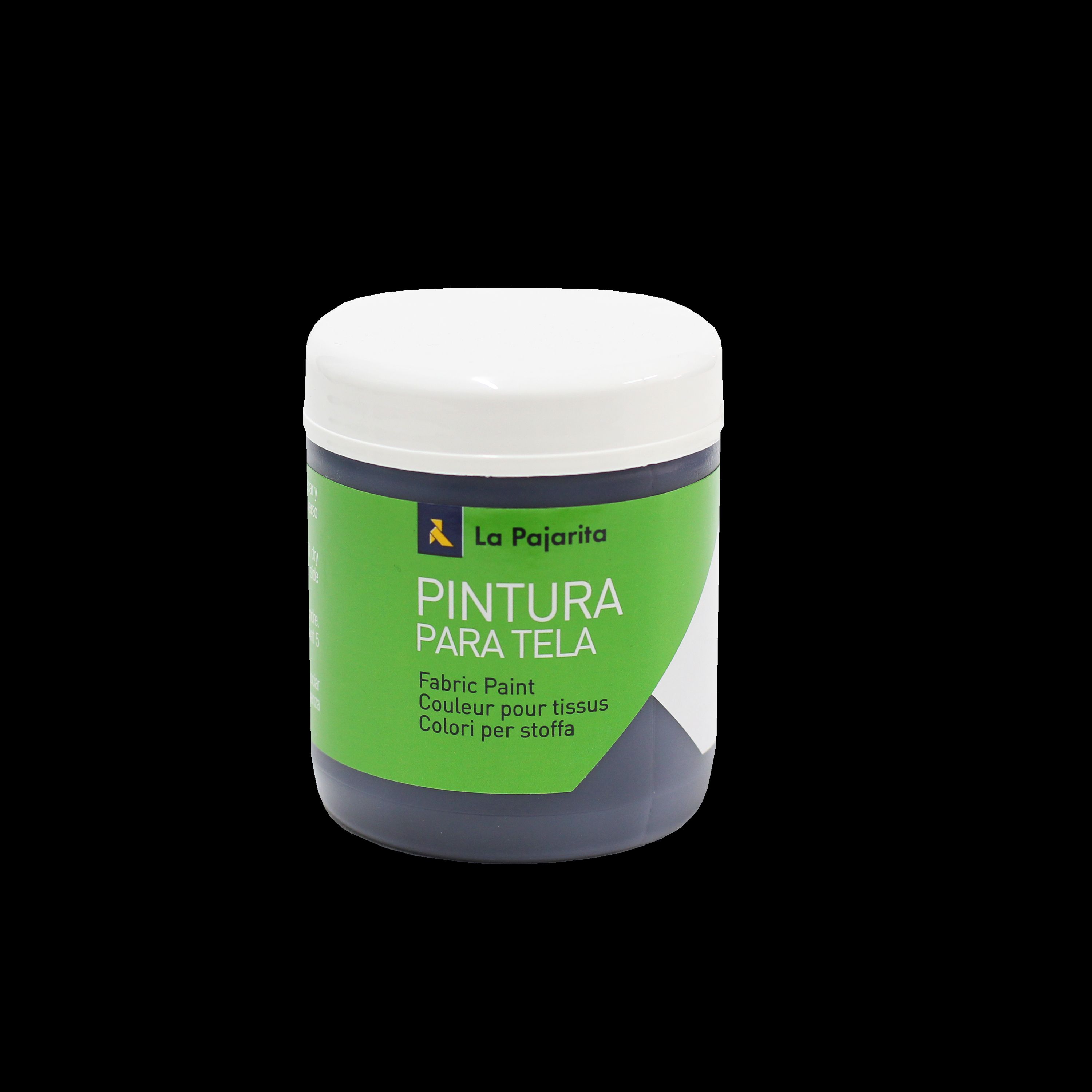 PINTURA TELA TRANSPARENTE T-02 NEGRO - 0,25 L