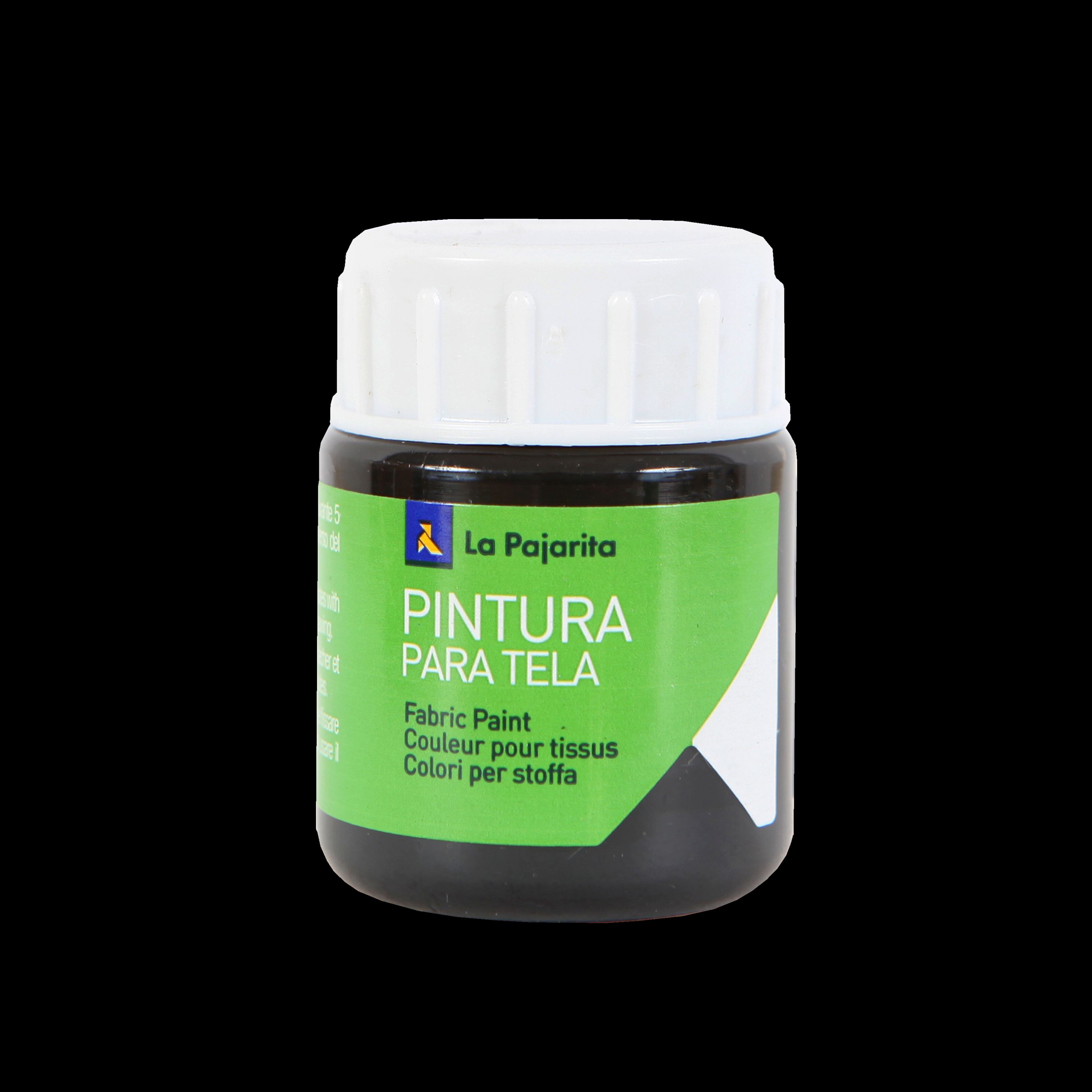 PINTURA TELA TRANSPARENTE T-02 NEGRO - 0,025 L