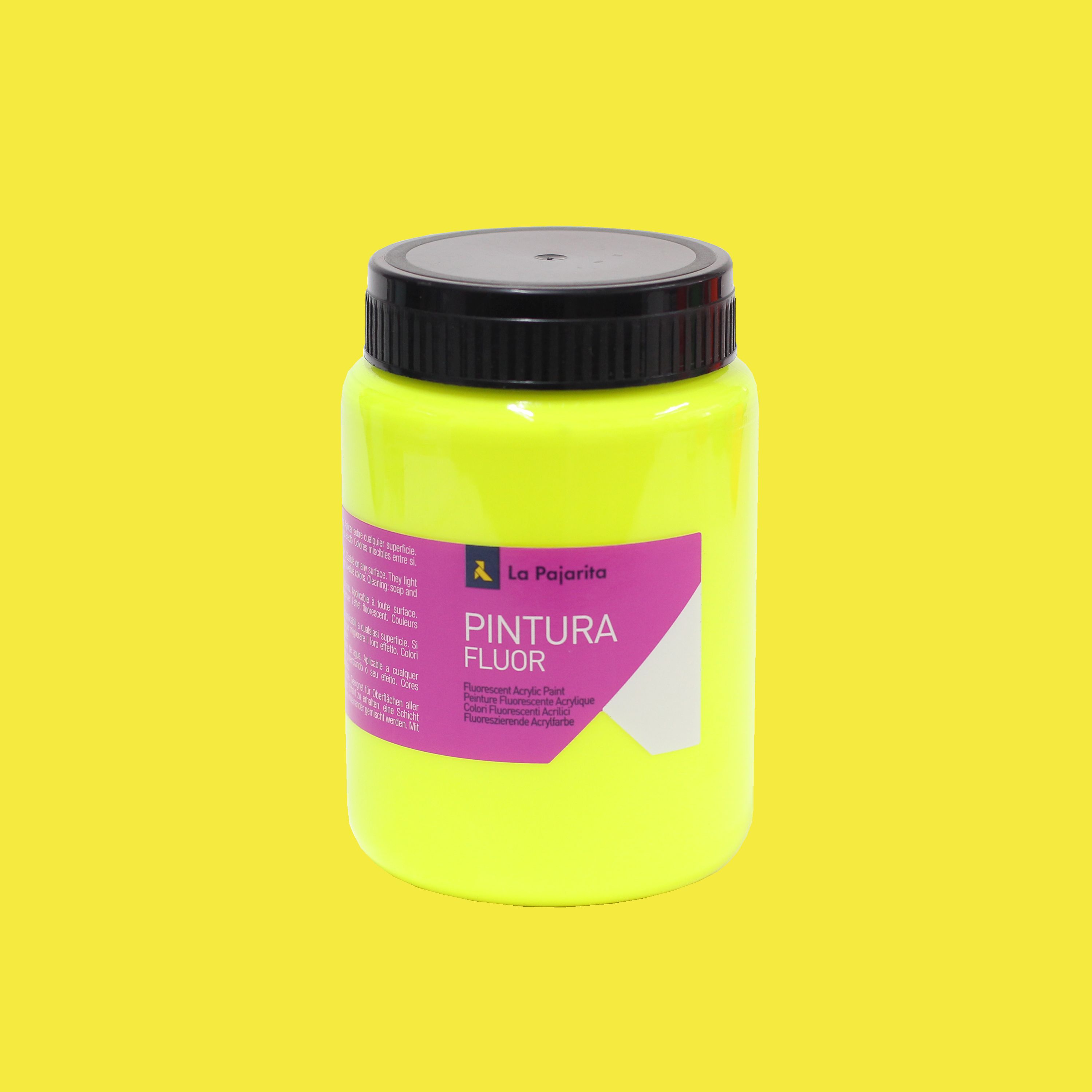 PINTURA FLUORESCENTE F-01 AMARILLO CANARIO - 0,375 L