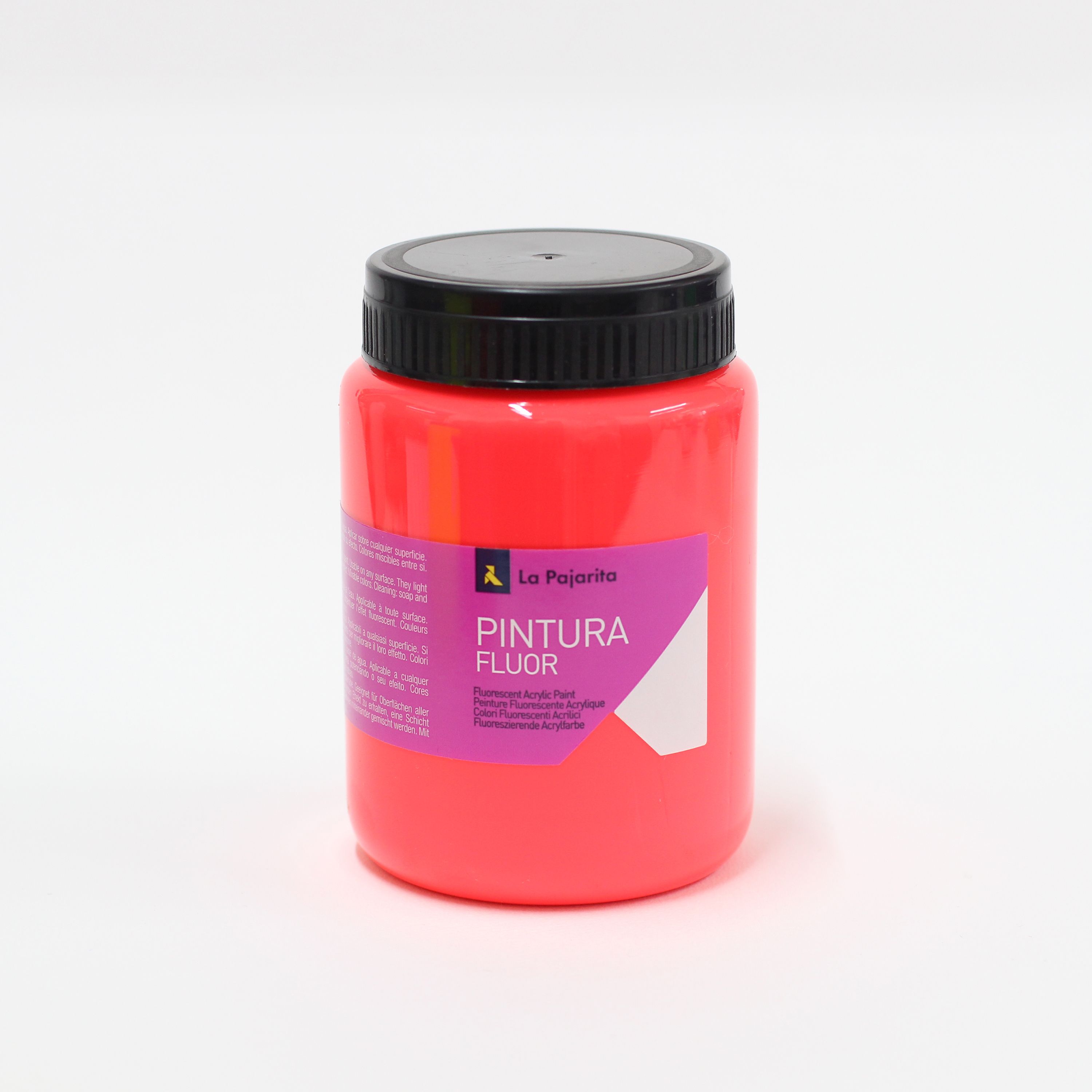 PINTURA FLUORESCENTE F-03 ROJO AMAPOLA - 0,375 L
