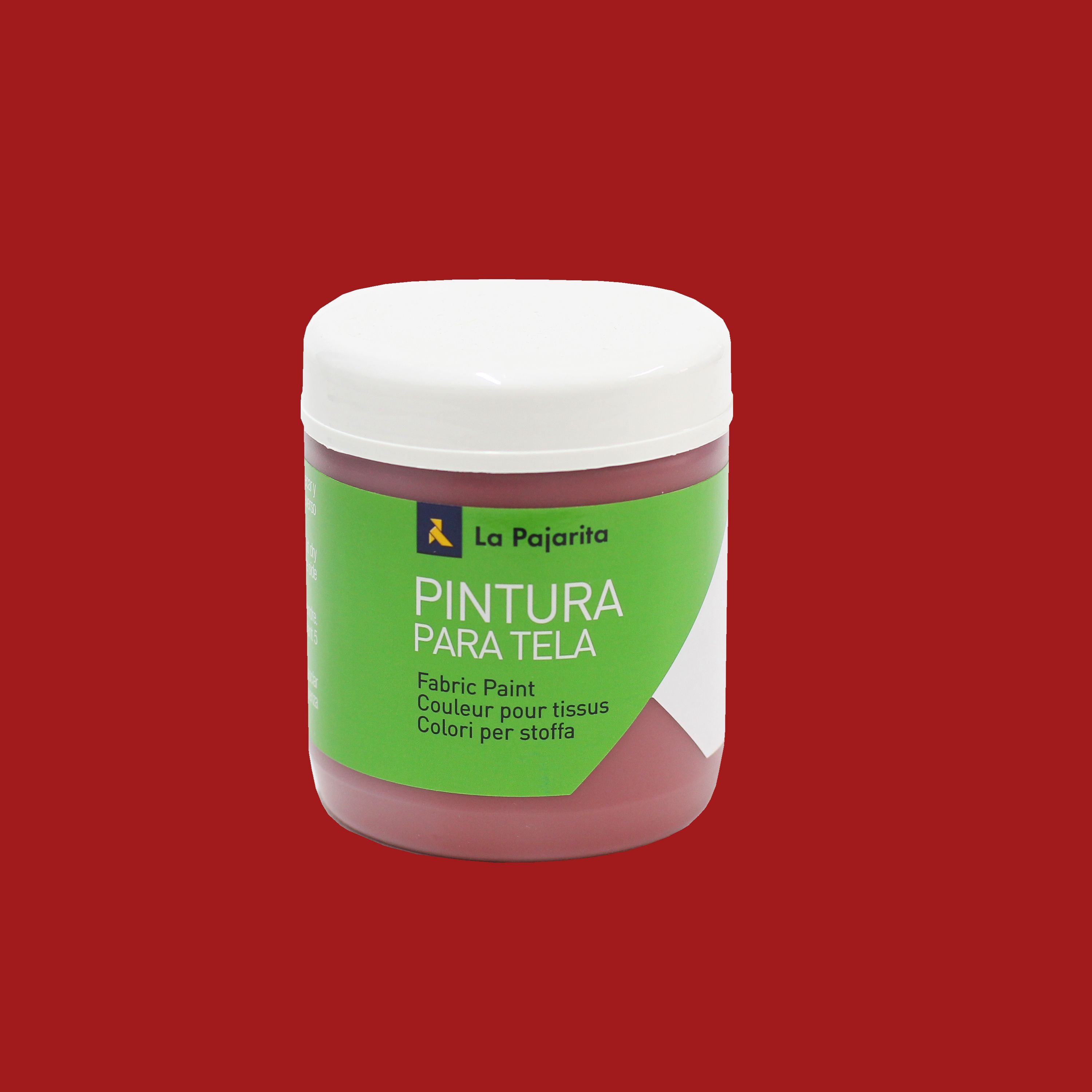 PINTURA TELA TRANSPARENTE T-11 ROJO INGLES - 0,25 L