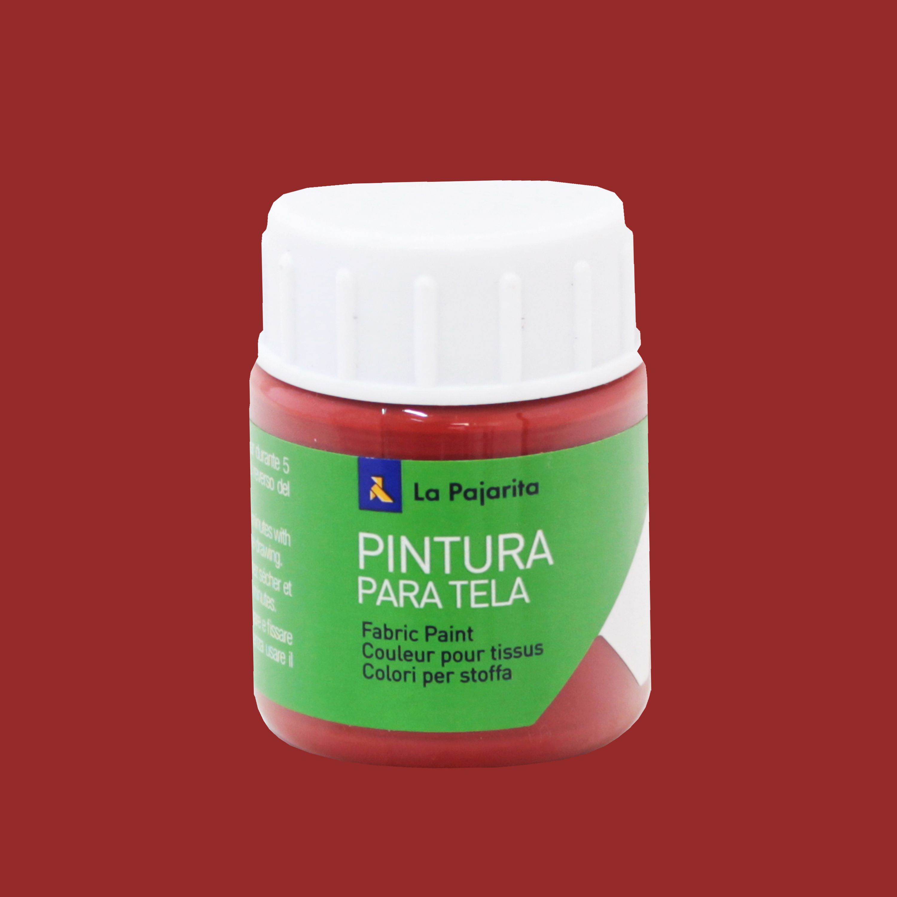 PINTURA TELA TRANSPARENTE T-11 ROJO INGLES - 0,025 L