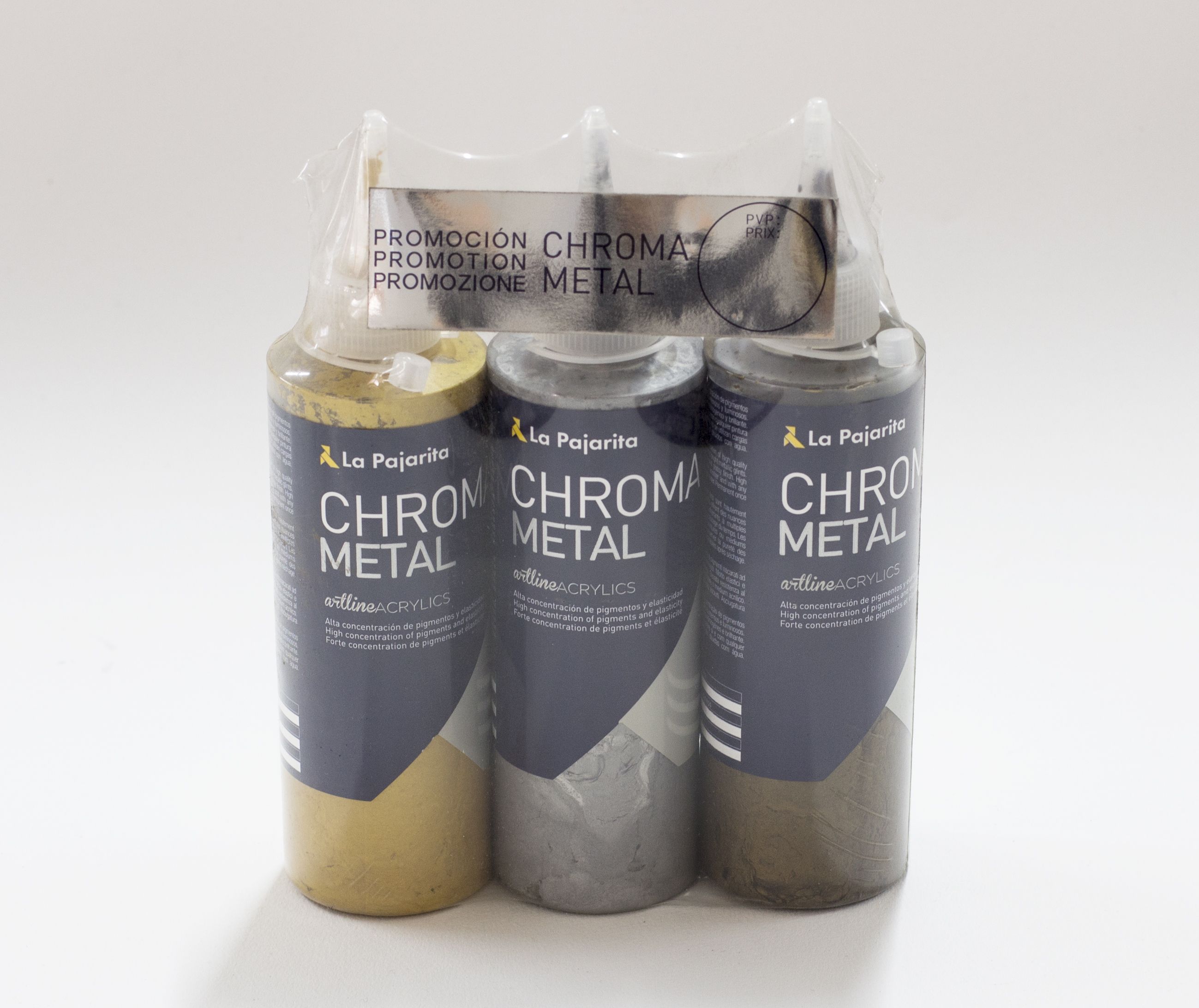 SET 3 CHROMA COLOR METAL