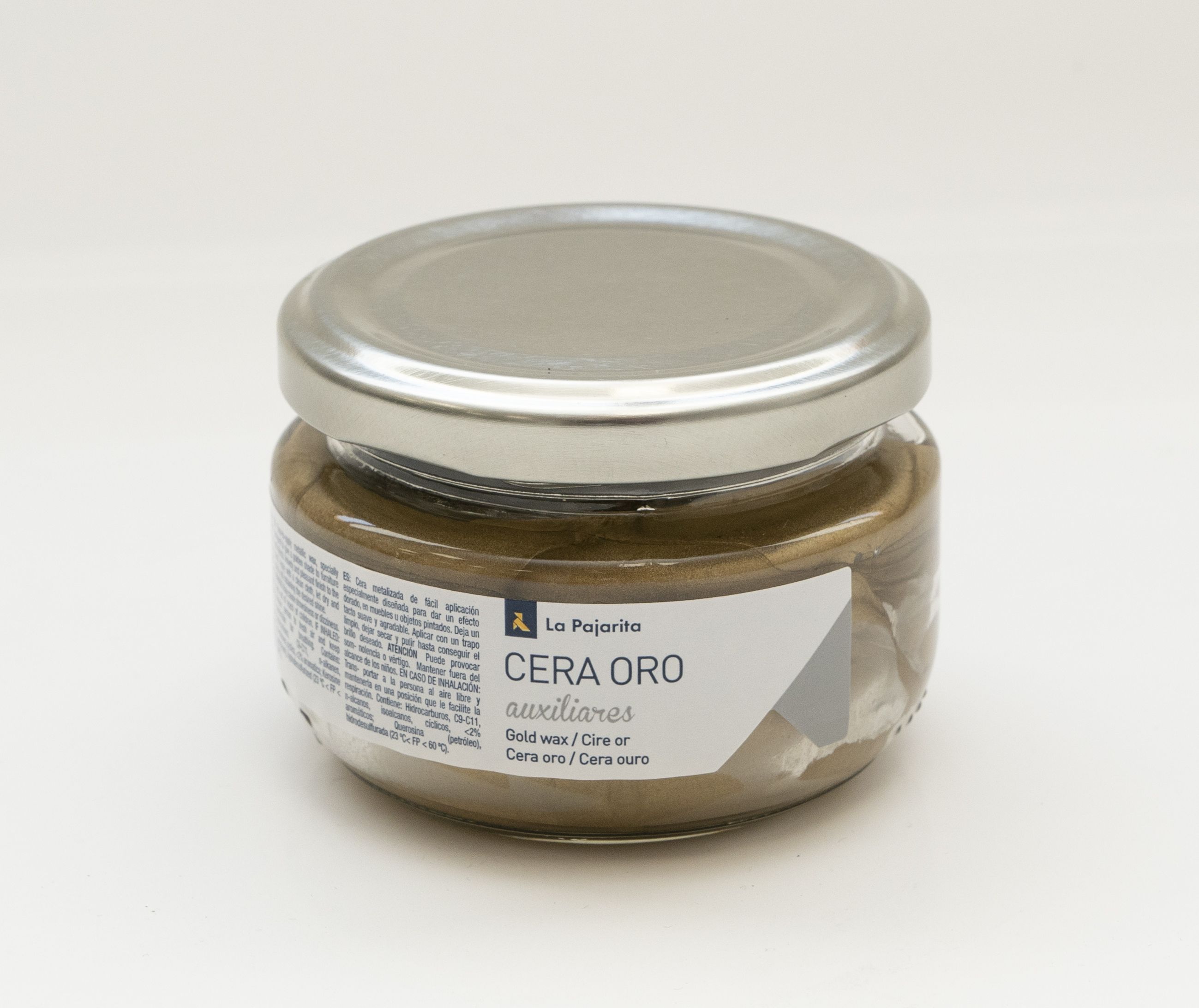 CERA SOLIDA METALIZADA ORO