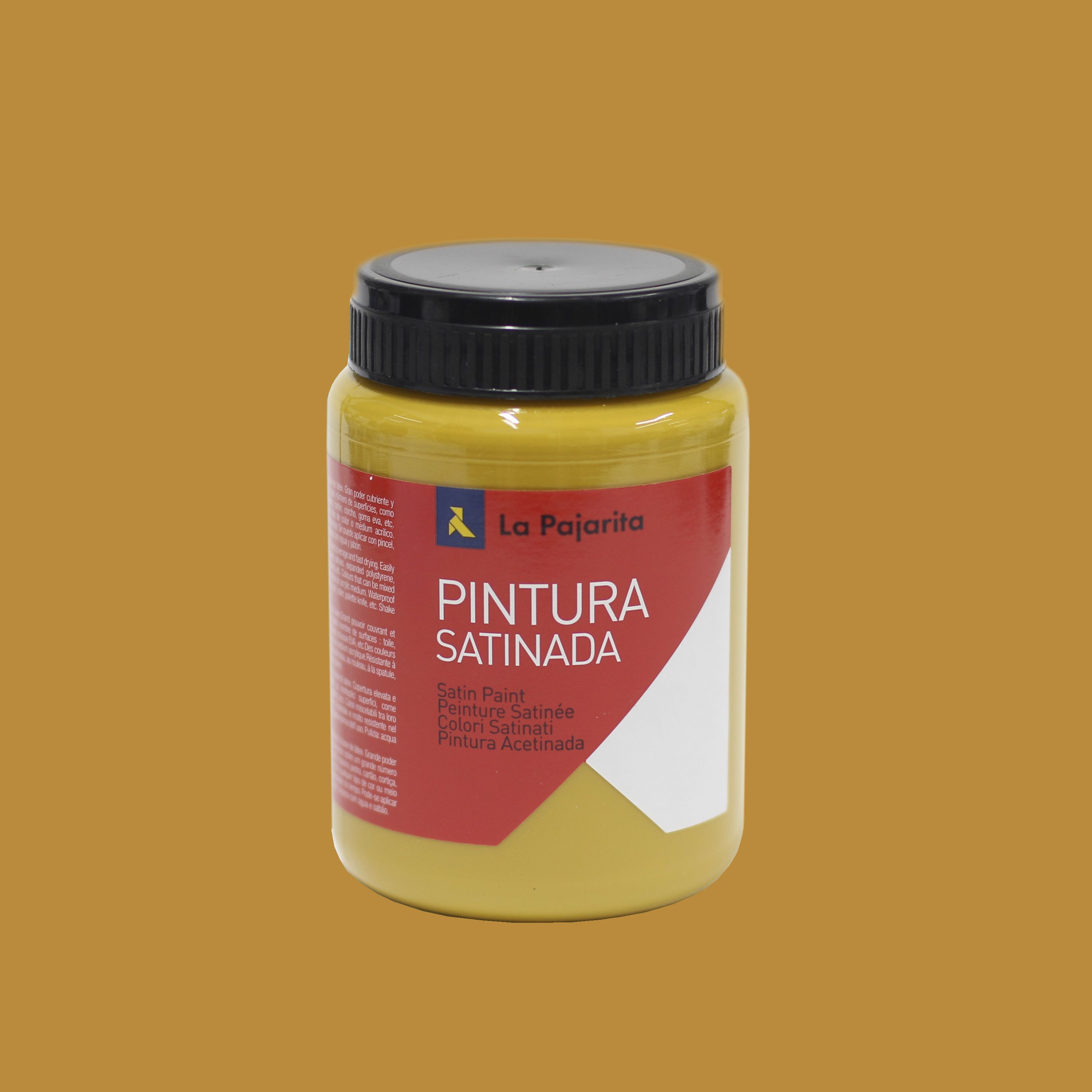 PINTURA SATINADA L-27 AMARILLO MEDIO - 0,375 L