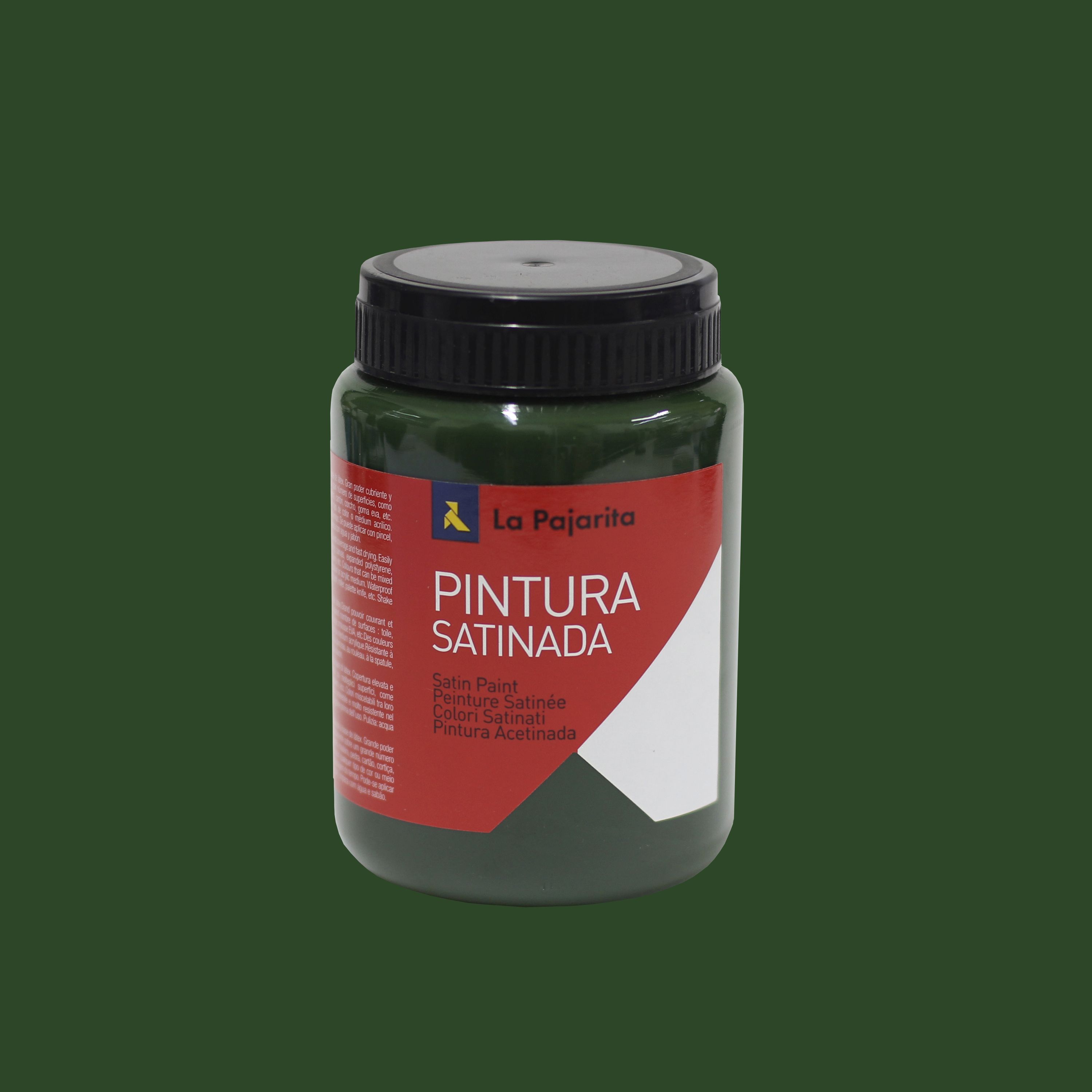 PINTURA SATINADA L-41 VERDE PINO - 0,375 L