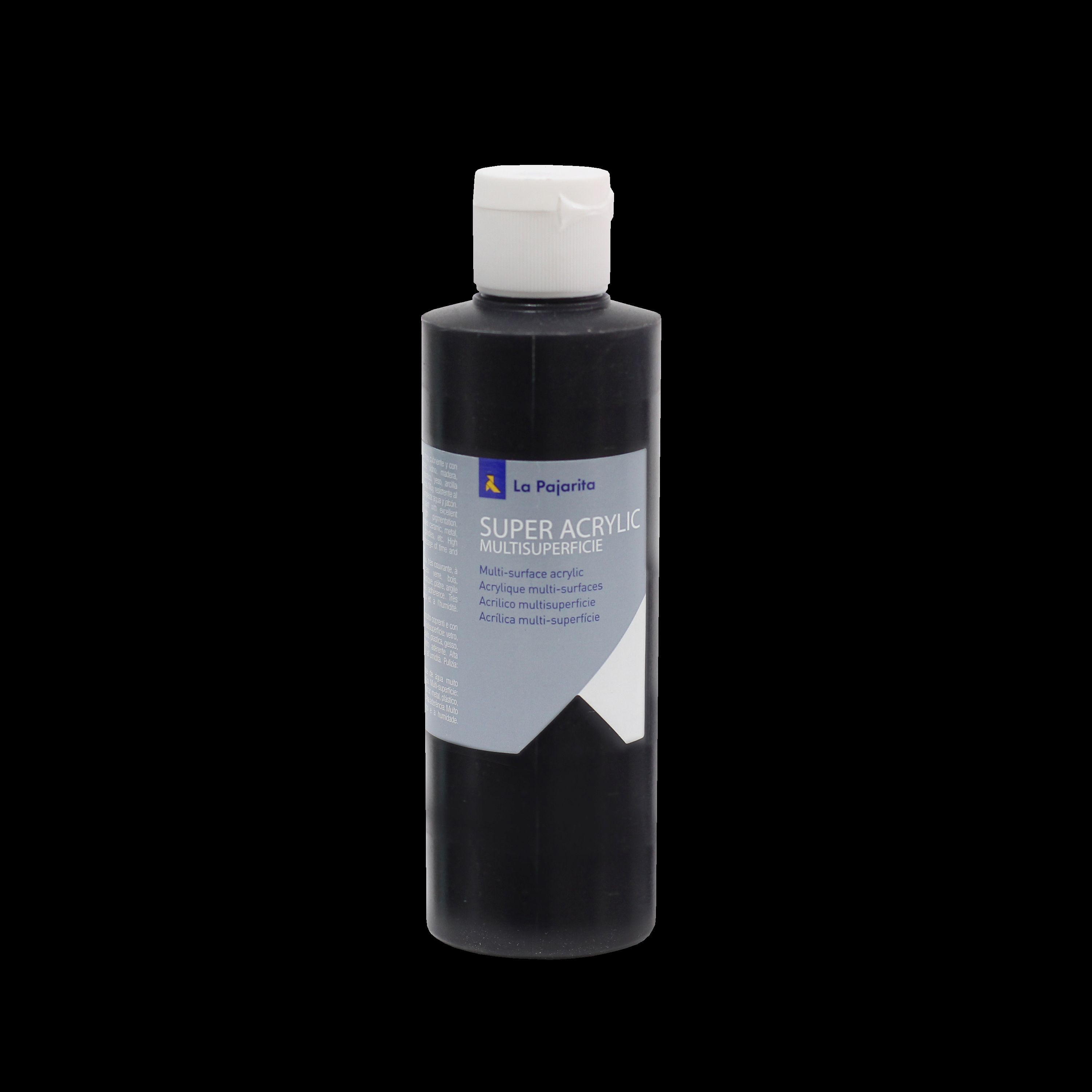 SUPER ACRYLIC a-45 NEGRO - 0,2 L