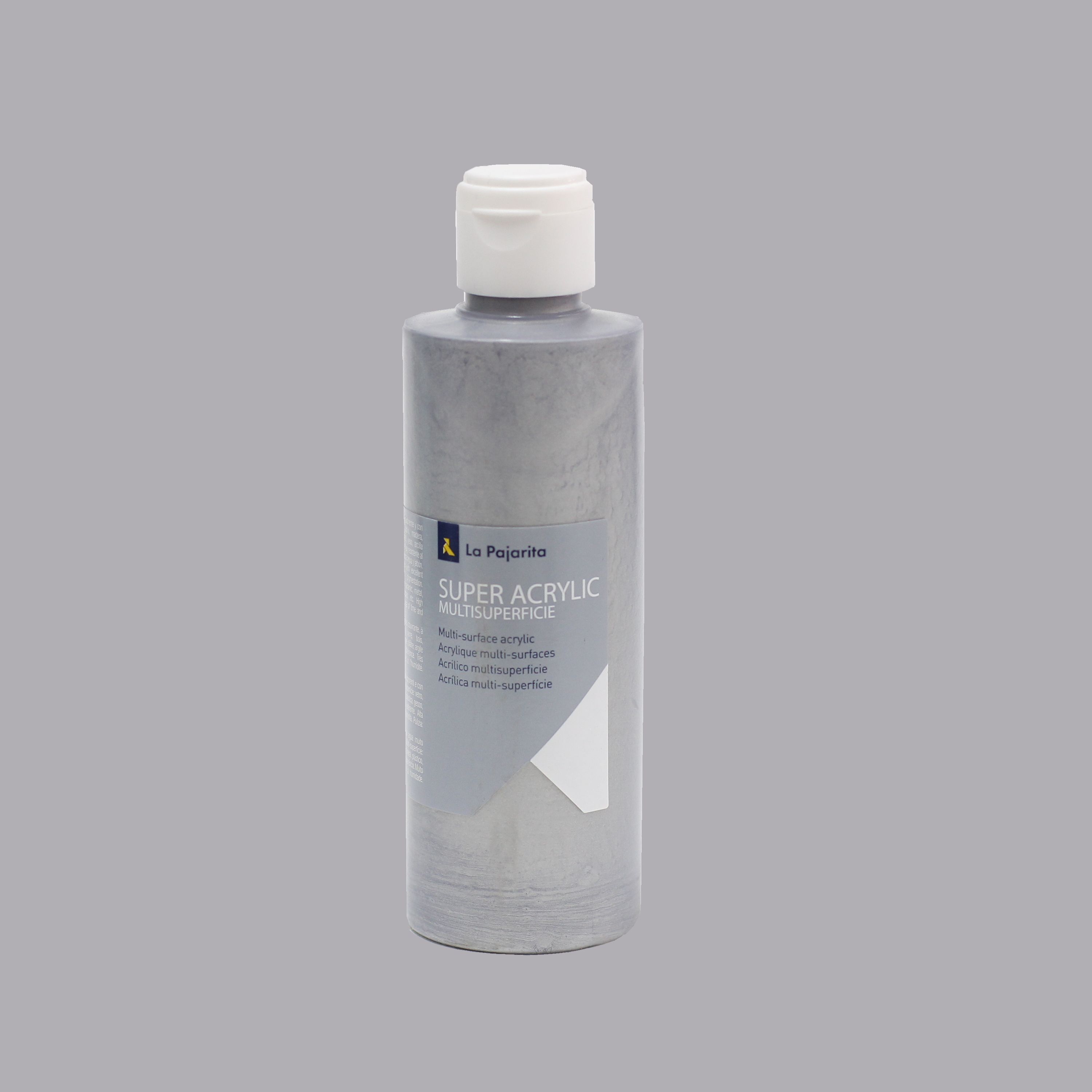 SUPER ACRYLIC a-50 PLATA - 0,2 L