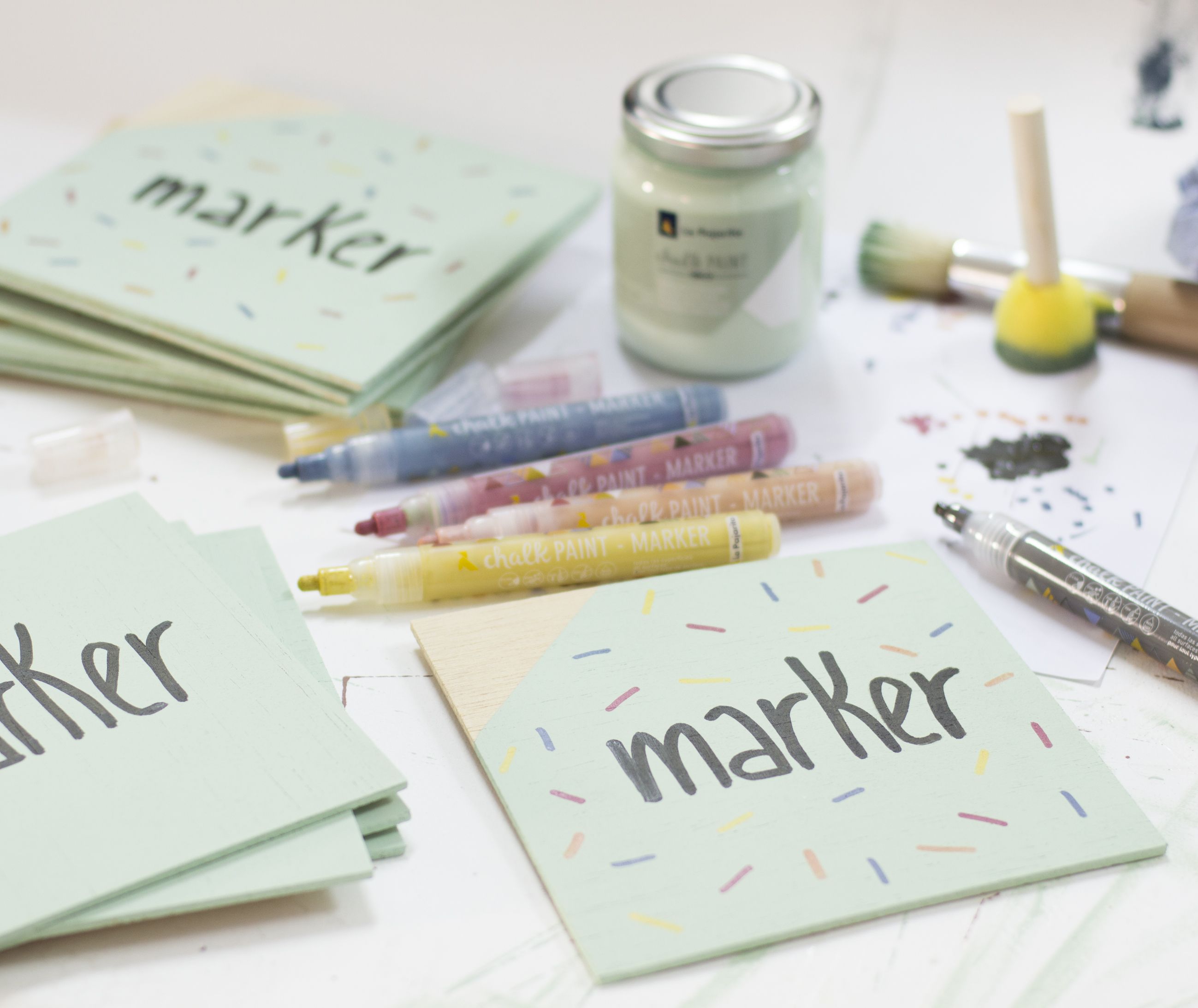 CHALK PAINT MARKER CPM-08 AZUL HORIZONTE