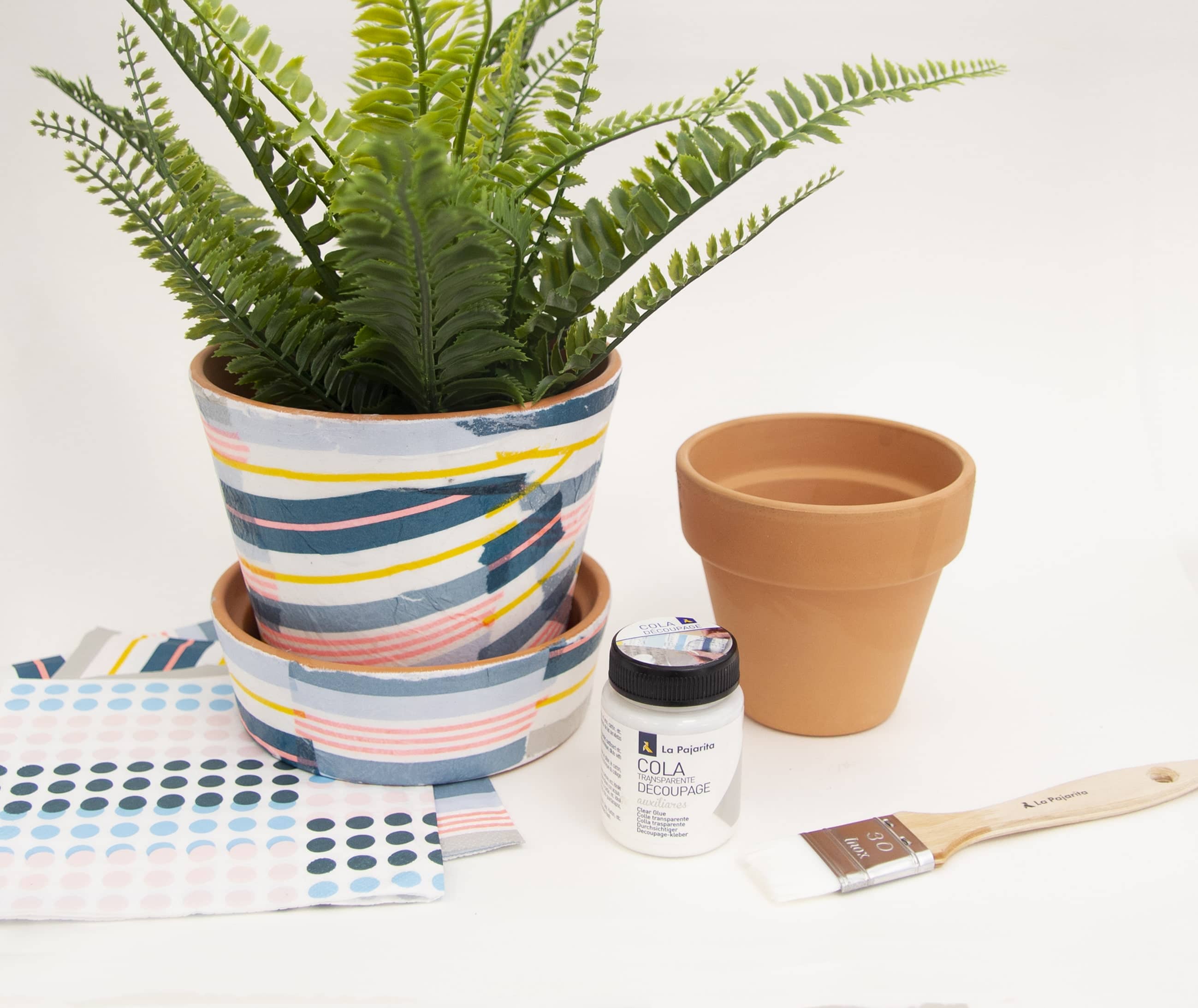 COLA TRANSPARENTE DECOUPAGE