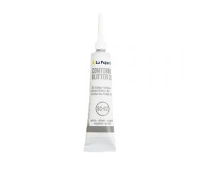 CONTORNO RELIEVE GLITTER PLATA