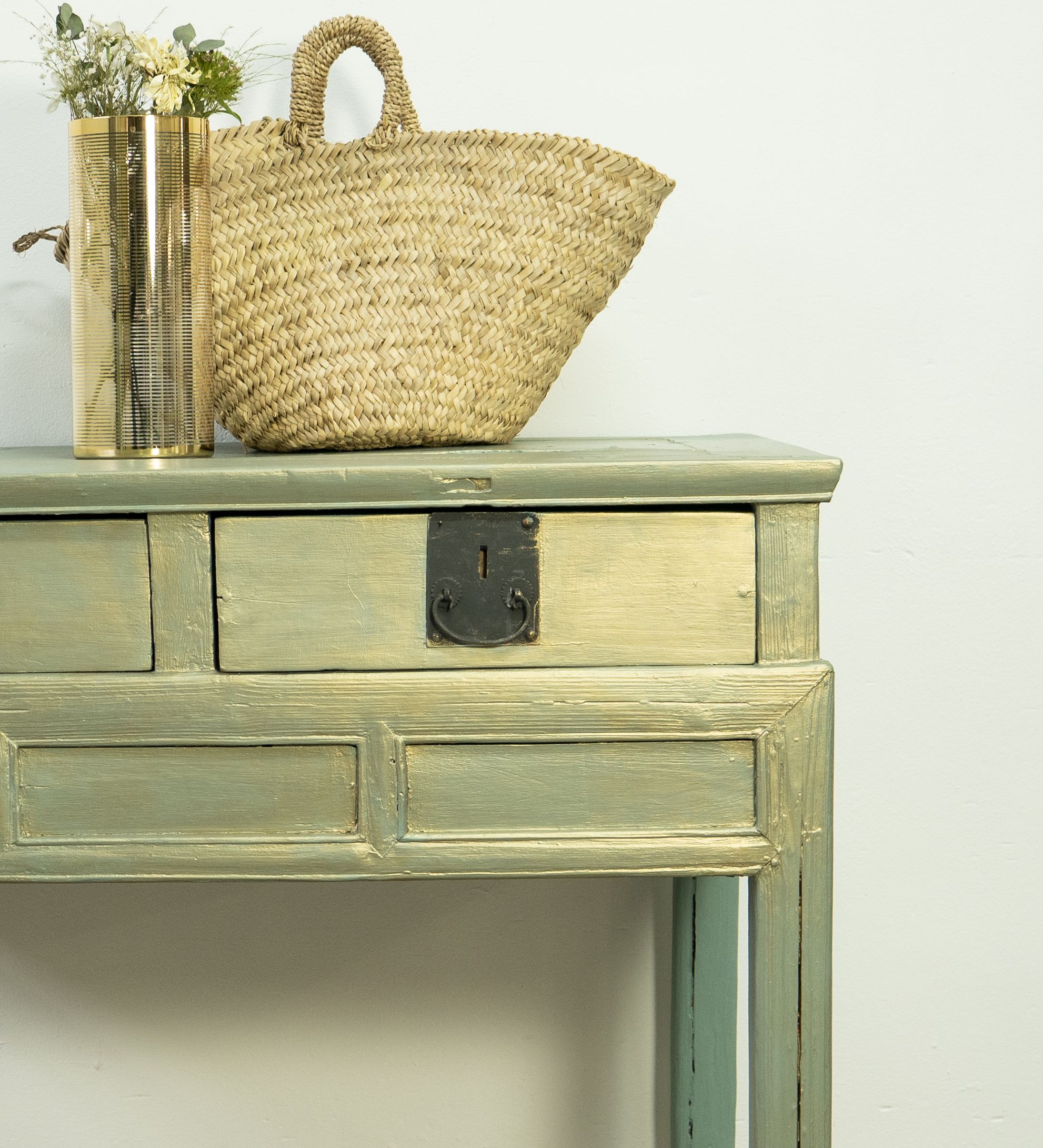 CERA SOLIDA METALIZADA ORO