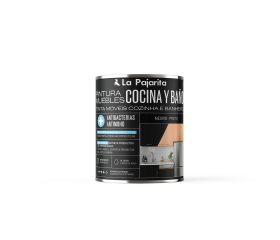 PINTURA MUEBLES COCINA Y BAÑO NEGRO 750ML