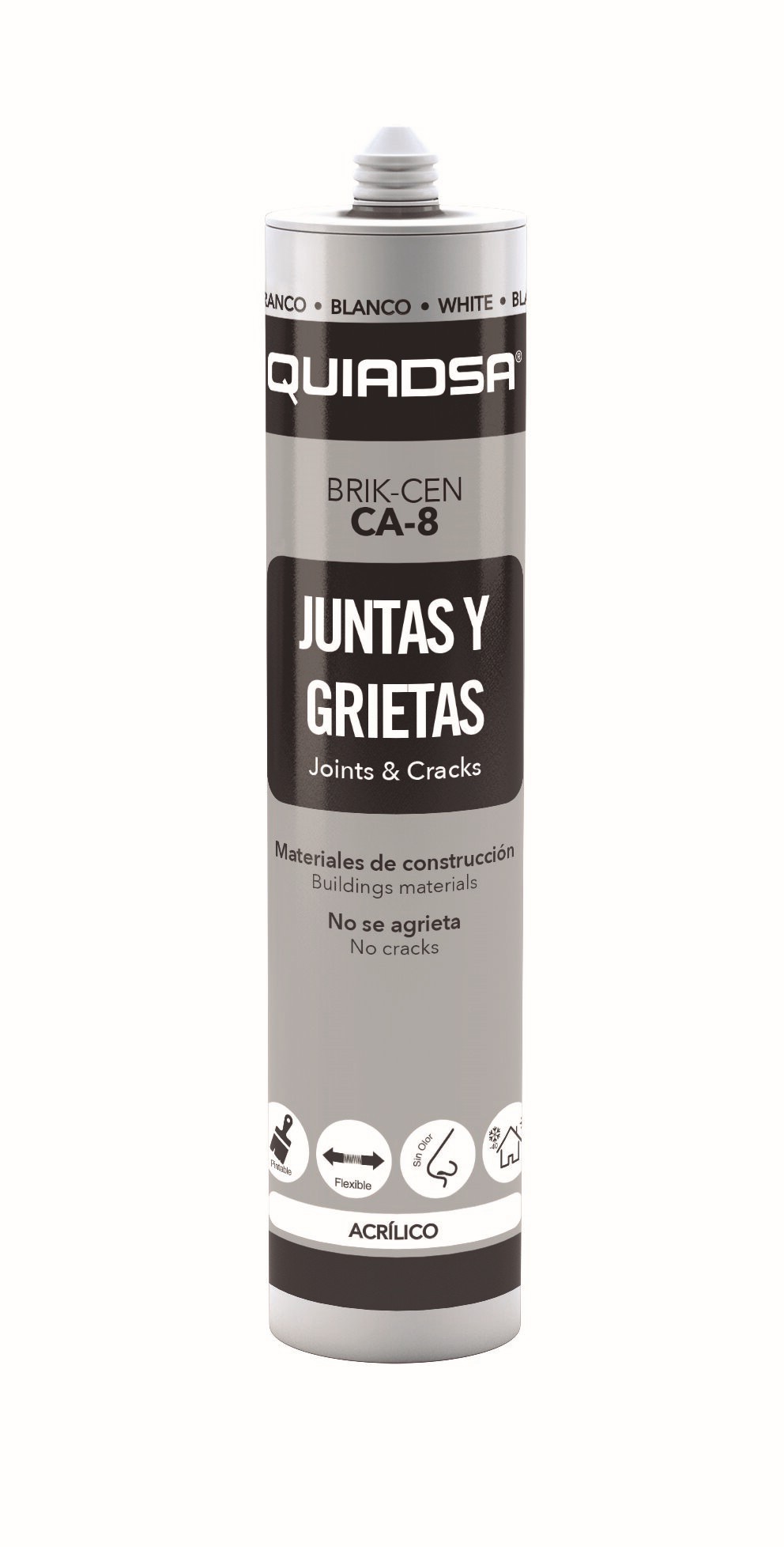 BRIK- CEN CA-8 Gris Cartucho de 300 ml