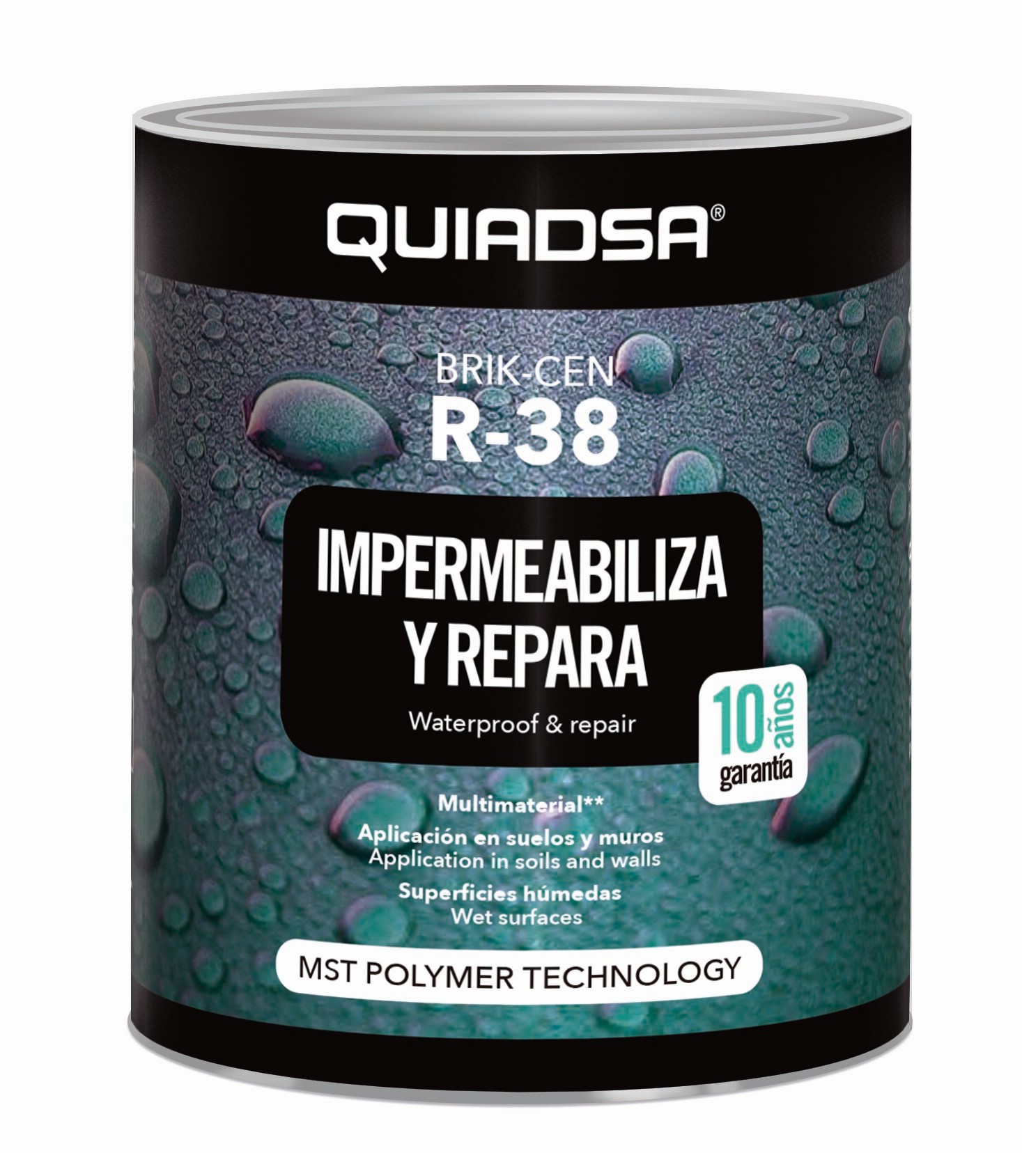 BRIK-CEN R-38 Negro Bote 1 kg