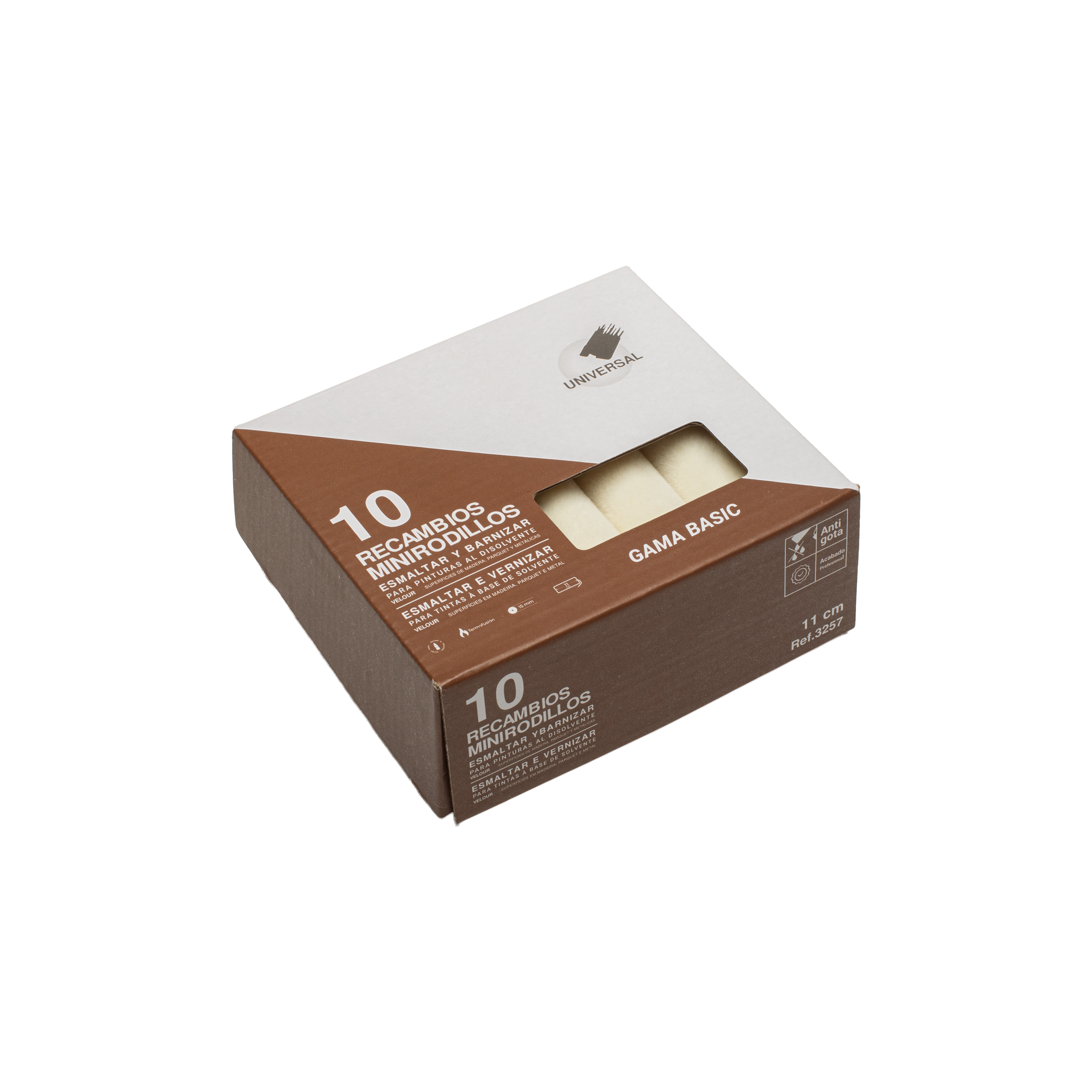 RECAMBIO MINI RODILLO ESMALTAR BASIC 11 CM