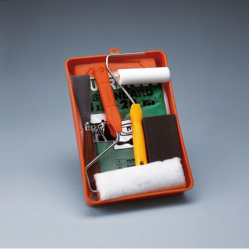 KIT ROD.FIBRA 180+ESPUMA 10cm+VARILLA                           +ESPATULA+TACO LIJA+CUBRE-TODO+CUB.POP.PLANA Ref.3594