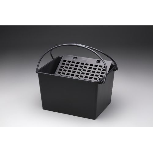 CUBETA DOS ASAS 16 L CON REJILLA PLASTICO Ref.6909