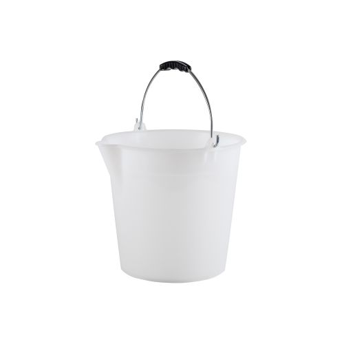 CUBO POLIETILENO PLUS CON PICO 9L BLANCO Ref.6314