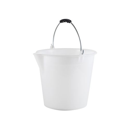 CUBO POLIETILENO PLUS CON PICO 12L BLANCO Ref.6315