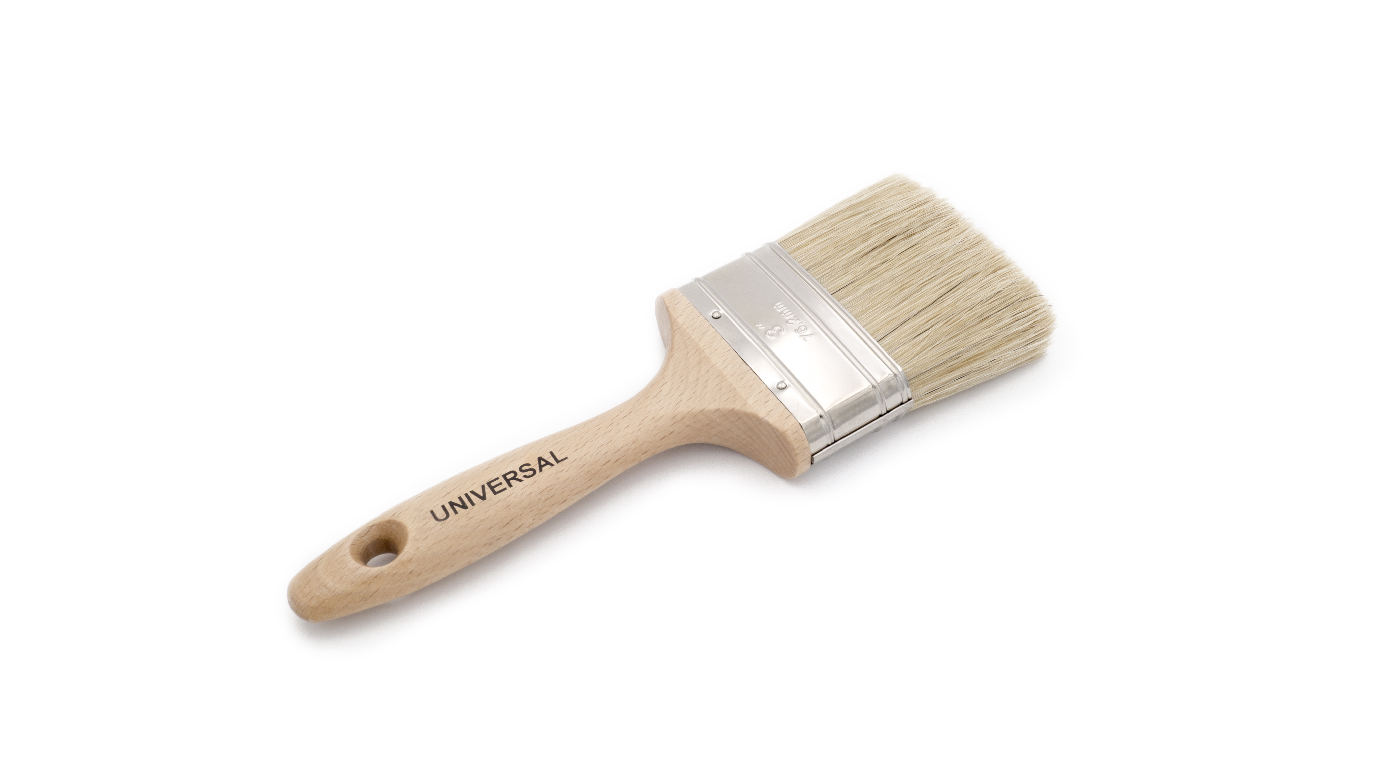 PALETINA SUPER BLANCA MANGO MADERA  3''  80 mm Ref.5023