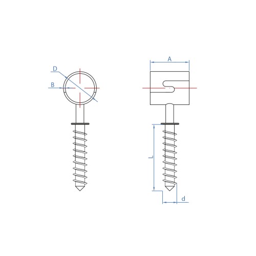 AB-ITS [CP] Abrazadera inoxidable Indextube. Simple