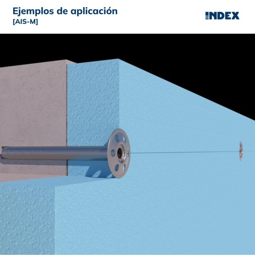 AIS-M [CP] Taco metálico de fijación de paneles aislantes