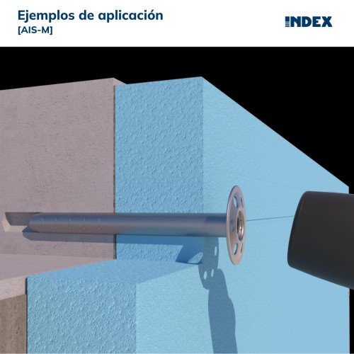 AIS-M [CP] Taco metálico de fijación de paneles aislantes