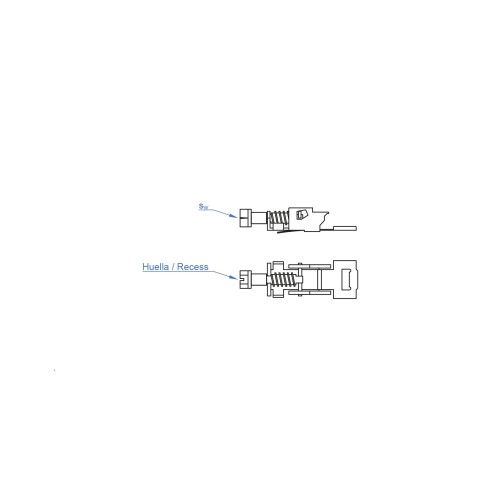 AB-SF IRC [CP] Abrazadera sin fin inoxidable en rollo. Cabezal inoxidable