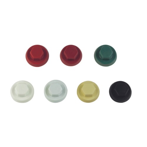 ATAP [CP] Tapón de nylon de colores para tornillos con cabeza hexagonal