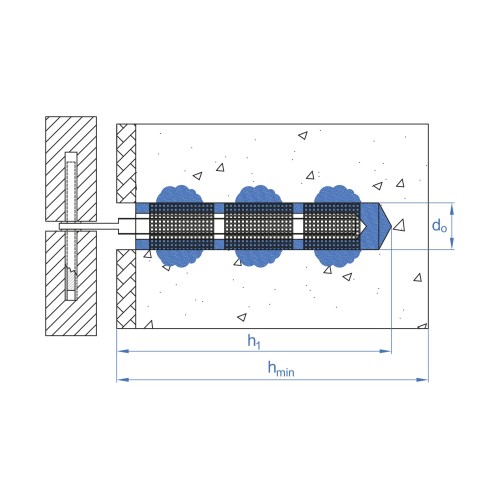 AVR [CP] Anclaje para fachadas ventiladas. Roscado