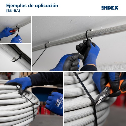 BN-BA [CP] Base de dos vías adhesivas para bridas de nylon