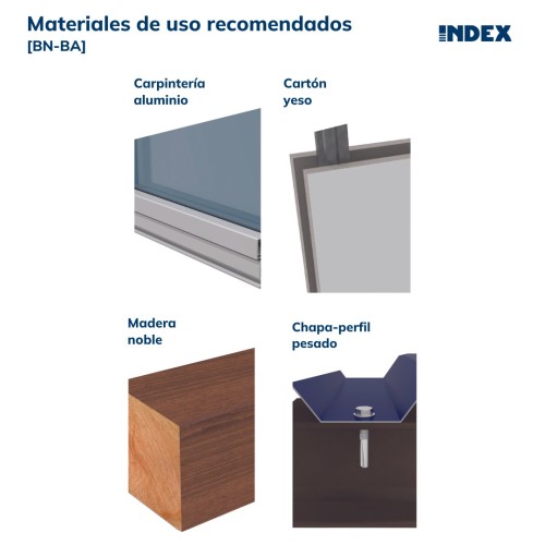 BN-BA [CP] Base de dos vías adhesivas para bridas de nylon