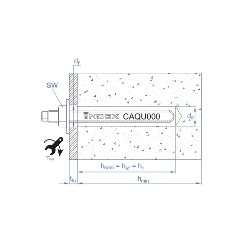 CA-QU [CP] Resina de epoxi-acrilato, cuarzo y catalizador. Homologado ETE Opt. 8. Resina de epoxi-acrilato, cuarzo y catalizador. Homologado ETE Opción 8
