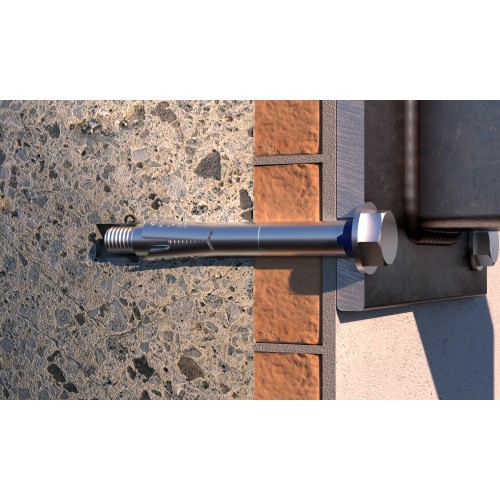 CH-TO [CP] Anclaje camisa antigiro para cargas medias. Tornillo hexagonal 6.8. Homologado ETE Opt.7