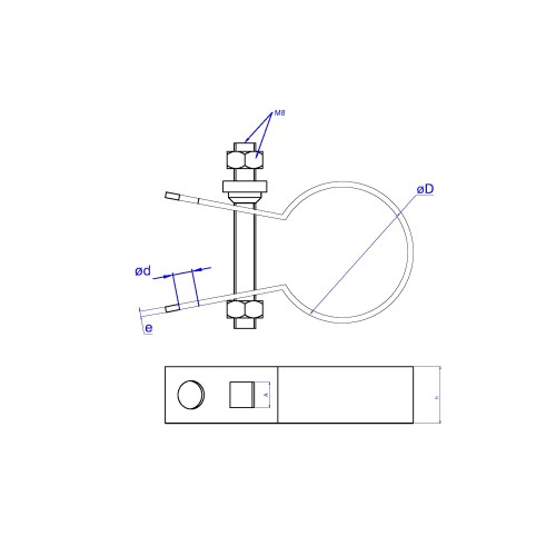 CM-BT [CP] Accesorios para cercado. Brida tensor