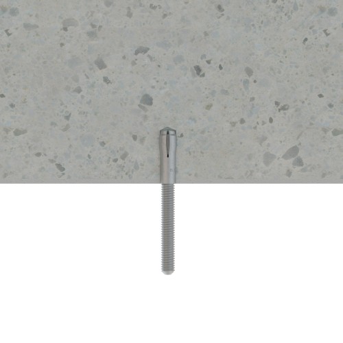 HE-HC [CP] Anclaje hembra con cono interior para grandes cargas. Versión corta. Zincado. Homologado ETE Aplicaciones no estructurales