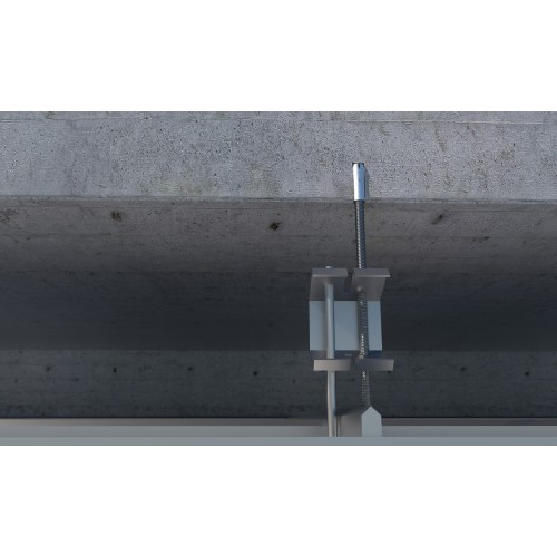 HE-HC [CP] Anclaje hembra con cono interior para grandes cargas. Versión corta. Zincado. Homologado ETE Aplicaciones no estructurales