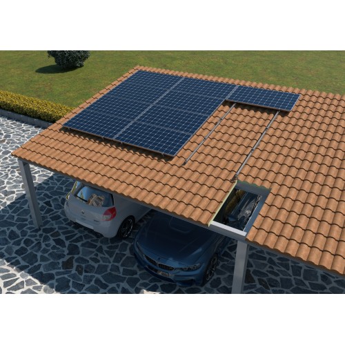 KC-GPX [CP] Kits para instalaciones solares coplanares. Coplanar con guía perforada acero Atlantis C4-M INDEXTRUT SOLAR GP-XS