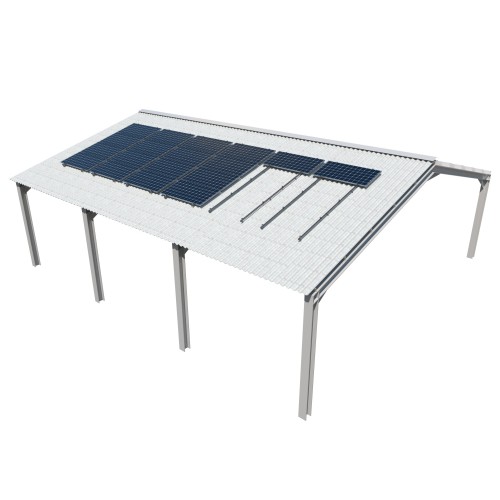 KC-GPX [CP] Kits para instalaciones solares coplanares. Coplanar con guía perforada acero Atlantis C4-M INDEXTRUT SOLAR GP-XS