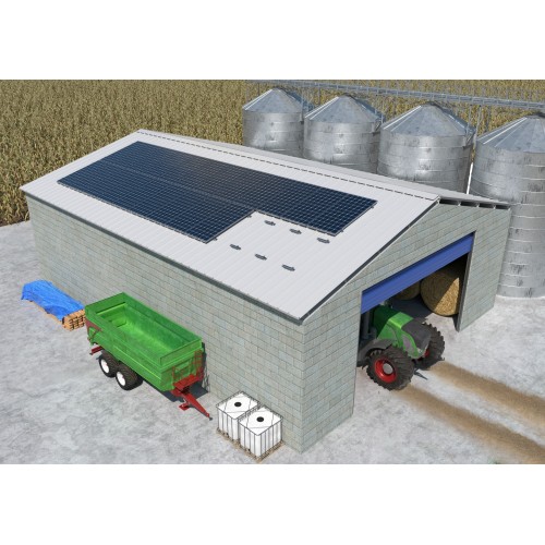 KC-PSD [CP] Kits para instalaciones solares coplanares. Coplanar con perfil con alas de aluminio (PSA-A). Fijación directa formato de perfil discontinuo