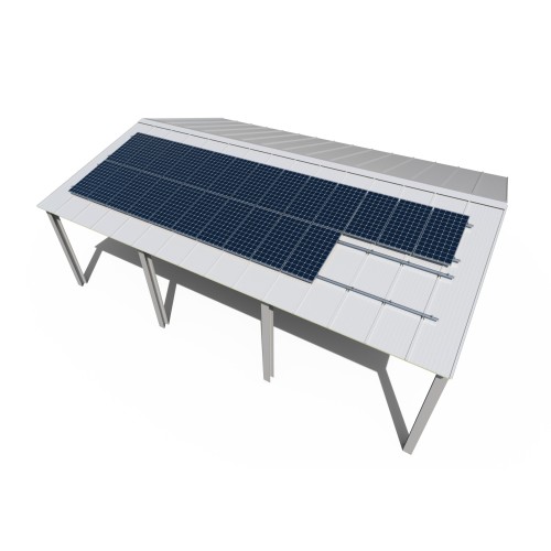 PSE-A [CP] Perfiles, uniones, guías y empalmes para estructura de apoyo. Perfil de aluminio para fijación ensamblada