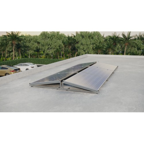 KL-ESW [CP] Kits para instalaciones solares lastradas. Kit para sistema lastrado orientación este-oeste